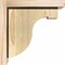 Ekena Millwork Del Monte Rough Sawn Corbel w/Backplate, Douglas Fir, 6"W x 10"D x 10"H COR06X10X10DEL01RDF - alternate 3